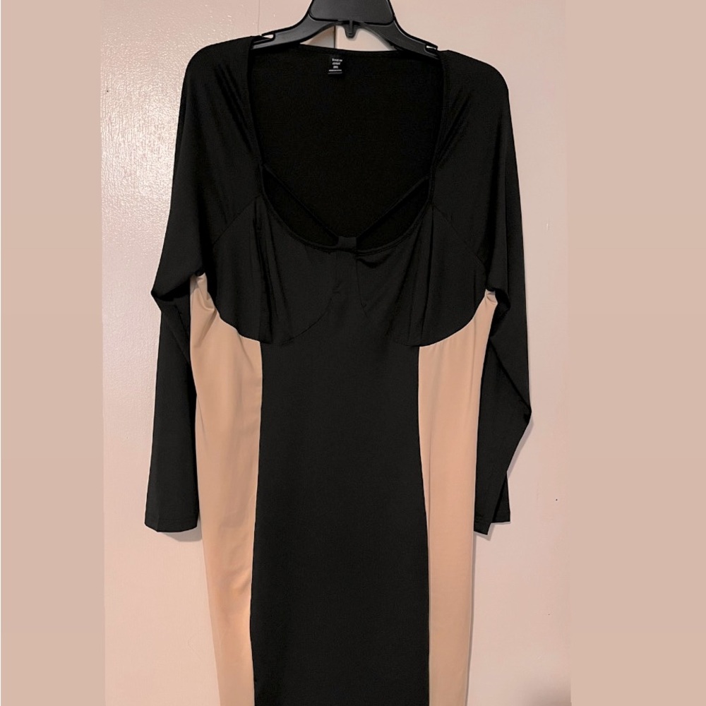 ✨Black & Tan Party Dress! Size 2x